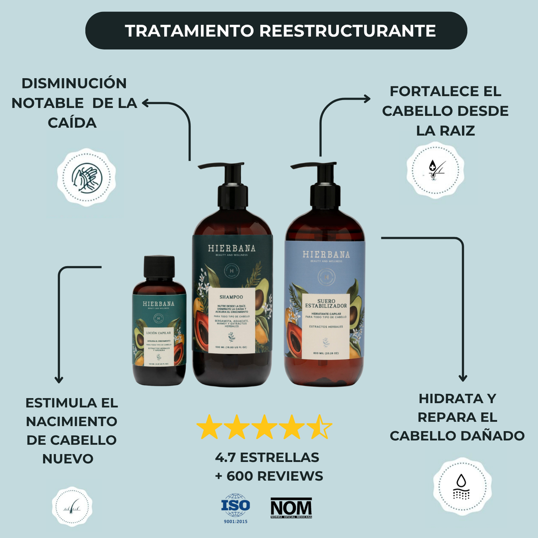 Kit Anticaida + Shampoo Suero
