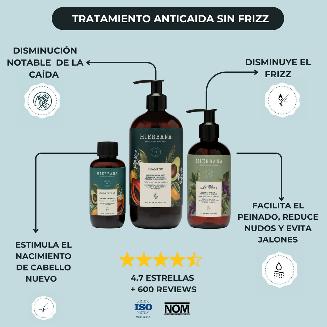 Tratamiento Anticaida Sin Frizz
